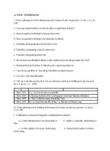 Đề thi học kì 1 môn Lịch Sử lớp 7